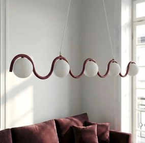 Lampada a Sospensione SINUS 5 5xG9 in Acciaio