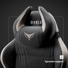 Sedia gaming in tessuto  Diablo X-Horn 2.0, Normal Size, Camel Black