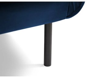 Poltrona in velluto blu Vienna - Cosmopolitan Design