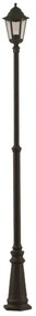 Palo Esterno Sawyer Alluminio Nero 1 Luce E27 Ip44