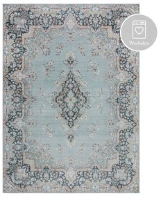 Tappeto lavabile turchese 160x230 cm FOLD Colby - Flair Rugs