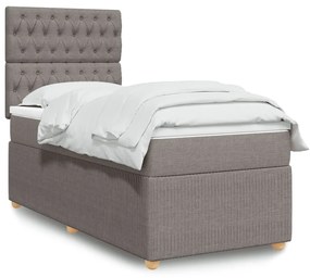 Giroletto A Molle Con Materasso Tortora 100x200 Cm İn Tessuto /