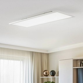 Pannello LED Livel Lindby, dimmerabile, Alluminio / Grigio / Zincato, Cucina, Alluminio, Moderno, Plafoniera LED