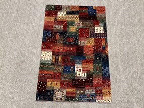 Loribaft Tappeto persiano 90 x 130 Rosso (Iran) Annodato A Mano