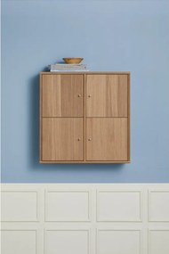 Libreria a sospensione in rovere naturale 70x70 cm Mistral - Hammel Furniture