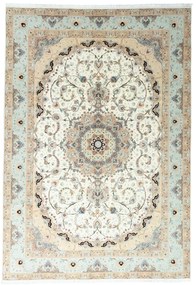 Tabriz Tappeto 200 x 290 Beige (Iran) Annodato A Mano