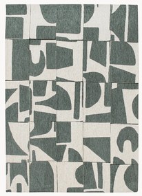 Tappeto jacquard lavabile da interno-esterno Papercut