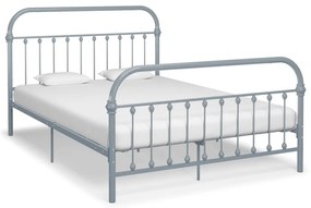Giroletto Grigio İn Metallo 160x200 Cm /