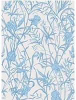 Cole & Son Carta da parati Iris - Soft Cerulean on Porcelain