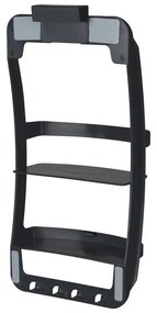 Mensola da bagno da appendere/senza foratura nera in plastica Universal – Wenko