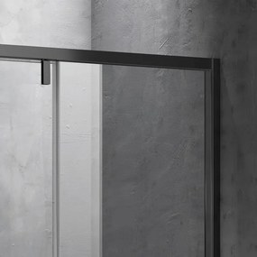 Box doccia 80x150 telaio colore gun metal vetro 8mm  | KSA5000GM - KAMALU
