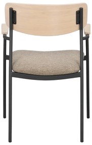 Sedie da pranzo in colore beige-naturale in set da 2 Maymont - Rowico