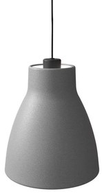 Belid - Gong Lampada a Sospensione Ø250 Calcestruzzo/Nero Belid