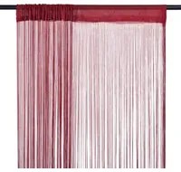 Tende a Filo 2 pz 140x250 cm Rosso Bord cod mxl 68294