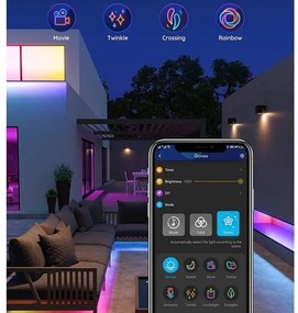 Govee - Striscia LED per esterni Pro SMART RGBICWW 10m Wi-Fi IP65