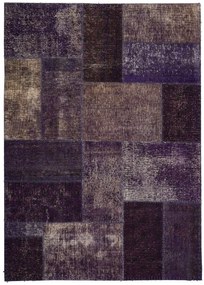 Patchwork Tappeto 170 x 240 Blu (Pakistan) Annodato A Mano