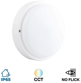 Plafoniera LED da Esterno 15W IP65 Tonda CCT - Bianco Variabile