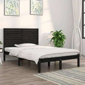 Giroletto Nero İn Legno Massello 140x190 Cm /