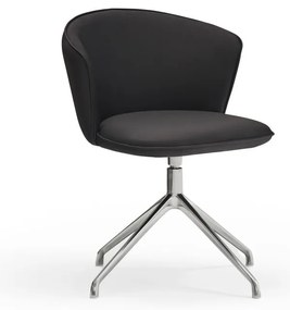 Set di sedie da pranzo nera in imbottito 2 pz Add – Teulat