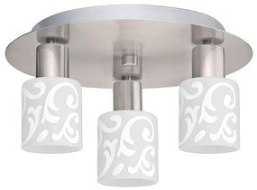 Eglo - Plafoniera LED MY CHOICE 3xE14/4W/230V cromo/bianco