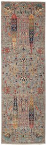 Samarkand Tappeto orientale 240x80 Grigio (Pakistan) Annodato A Mano