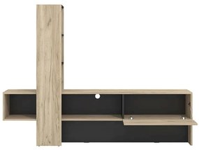 DODO - porta tv moderno colore rovere con un'anta