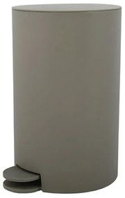 Pattumiera bagno 3 Lt tortora con apertura a pedale Orbix