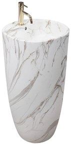 Lavabo monolitico Rea Anya Lava Matt