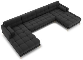 Divano angolare a U grigio scuro Bali - Cosmopolitan Design
