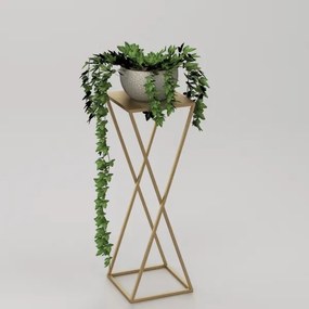 Portafiori 70x24 cm oro