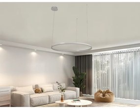 Lampadario a sospensione con filo LED dimmerabile LED/55W/230V 3000-6500K + telecomando