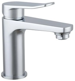 Rubinetto per lavabo a canna media Bora cromato lucido SENSEA H 15.69 cm