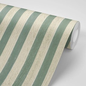 Carta da parati – Motivo di legno in verde splendido
