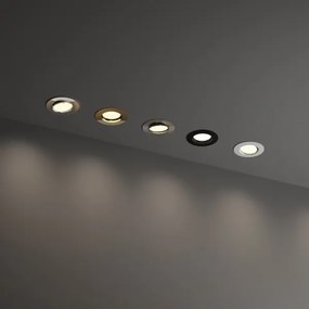 Ideal Lux - Faretto da incasso SWING 1xGU10/28W/230V Ø 8,2 cm cromo lucido