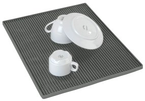 Tappetino scolapiatti grigio in gomma 40x30 cm Maxi – Wenko