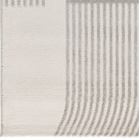 Tappeto grigio chiaro/avorio 200x290 cm Flora – Universal