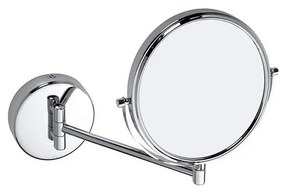 Specchio cosmetico 23,2x26,5 cm, finitura argento