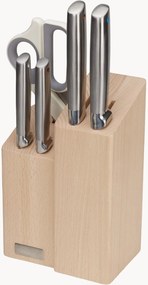 Set ceppo per coltelli in legno di faggio con coltelli Elevate, set da 6