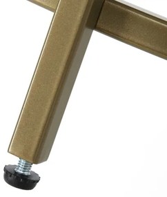 Tavolino d'appoggio LYRA dorato