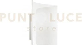 Applique a parete imagine bianca 1 luce attacco e27 15x25cm vetro e...