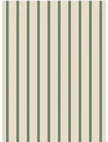 studio ditte Carta da parati Ribbon / Lintjes - Green on Cream / Groen op Crème