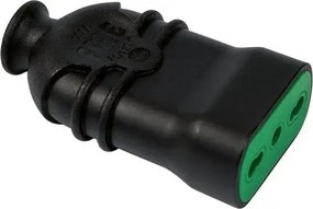 Presa mobile antischiacc.16a nero
