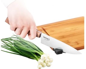 Lamart - Tagliere da cucina con affilacoltelli 32x22 cm