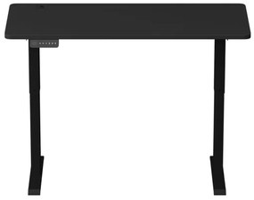 Altezza regolabile scrivania LEVANO 140x60 cm nero