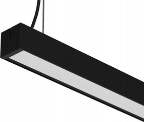 LED Lampadario su cavo LED/44W/230V 6000K 120 cm nero
