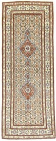 Moud Tappeto persiano 80x200 Beige (Iran) Annodato A Mano