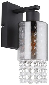 Globo 15799W - Applique BACKEY 1xE27/40W/230V nero