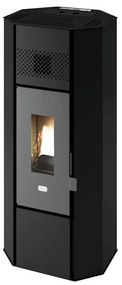 Stufa a pellet ventilata Titti 5 kW nero