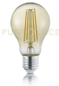 Lampadina led wire goccia ambra 4w, 470lumen, 2.700k d.6cm h. 10,7cm
