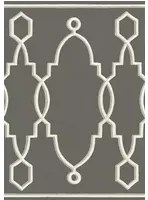 Bordüre Parterre von Cole & Son - Charcoal
